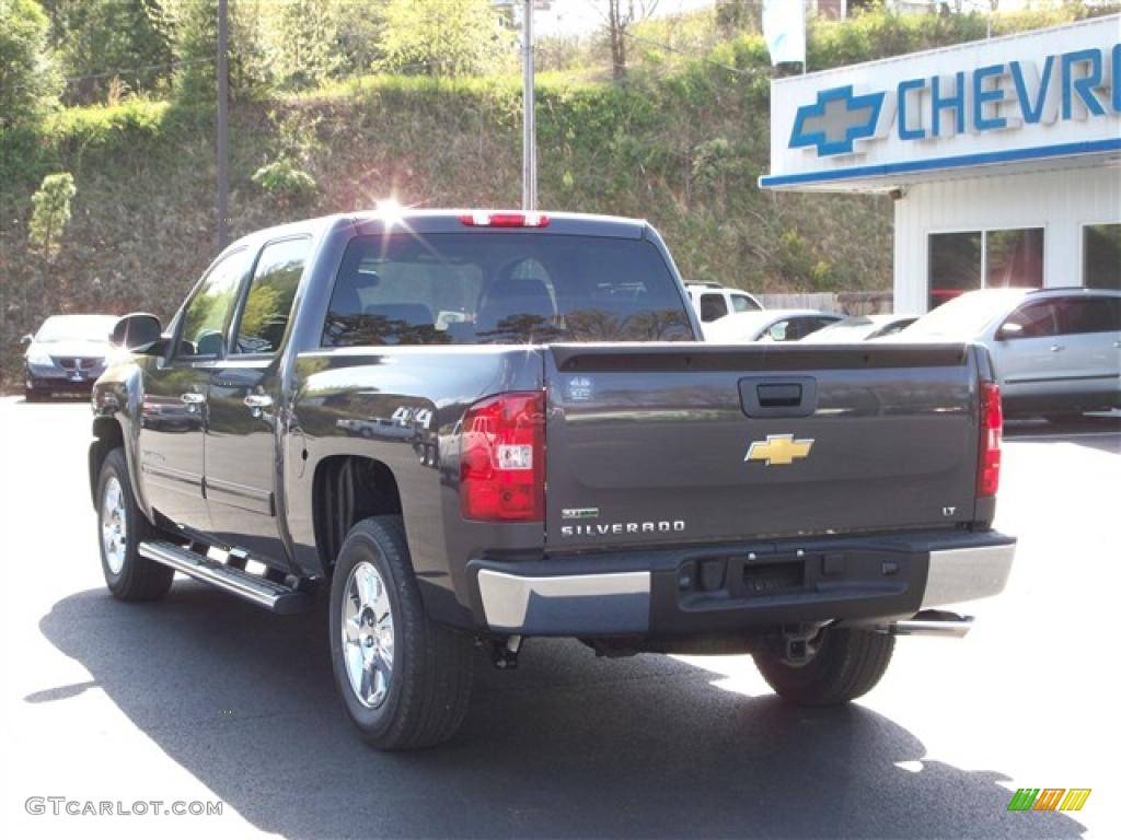 2010 Silverado 1500 LT Crew Cab 4x4 - Taupe Gray Metallic / Ebony photo #11