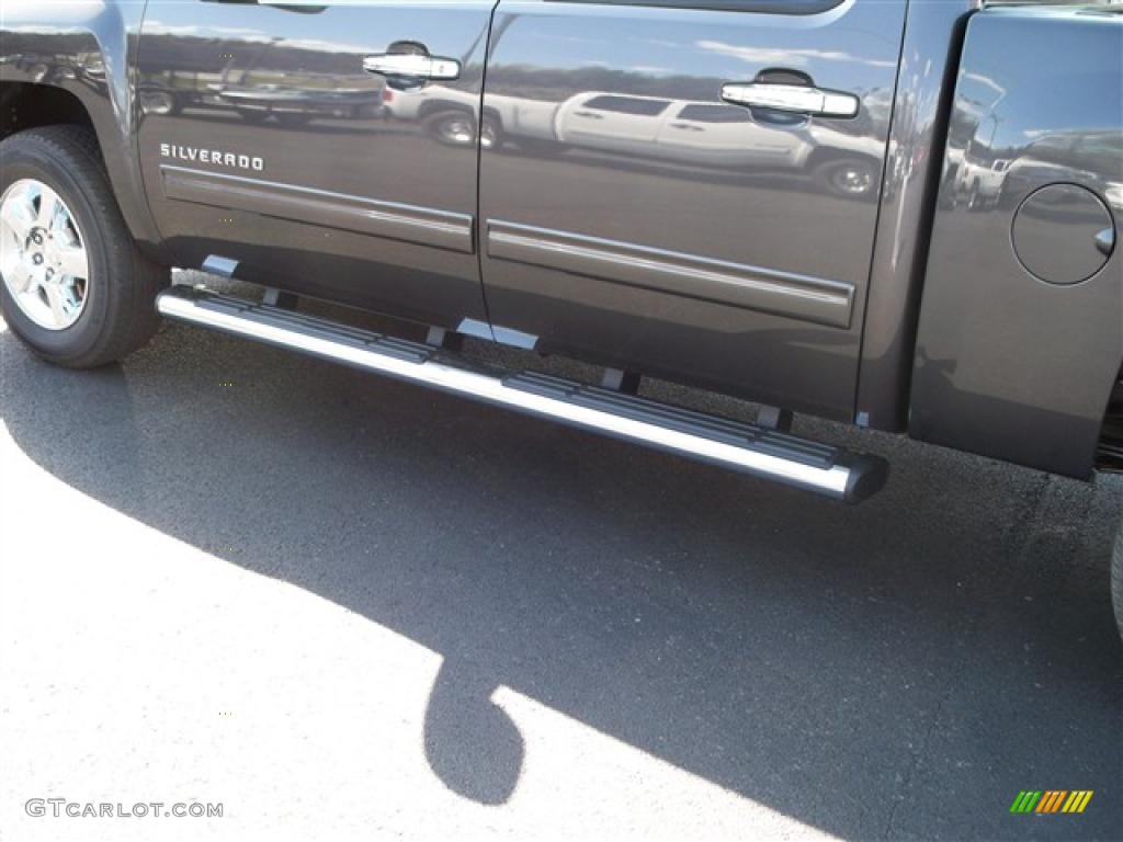 2010 Silverado 1500 LT Crew Cab 4x4 - Taupe Gray Metallic / Ebony photo #13