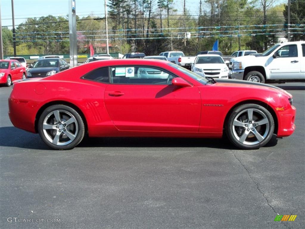 2010 Camaro SS/RS Coupe - Victory Red / Black photo #13