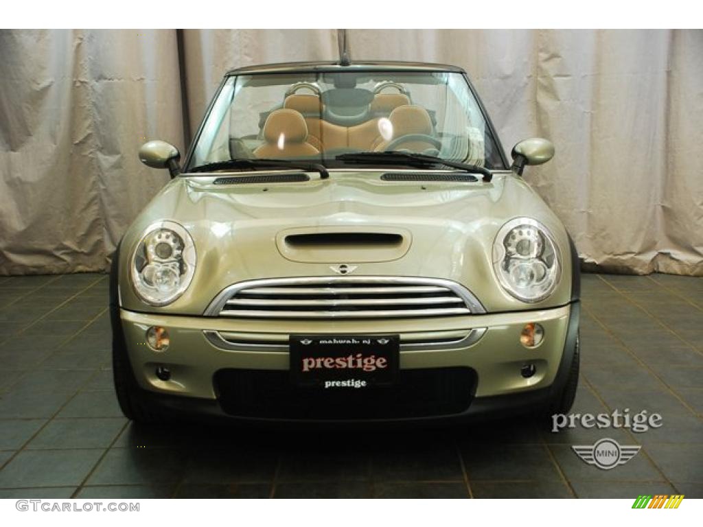 2007 Cooper S Convertible Sidewalk Edition - Sparkling Silver Metallic / Lounge Malt Brown photo #9