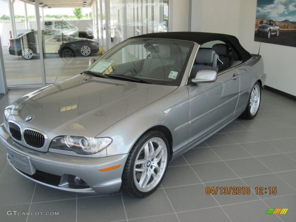 2006 3 Series 330i Convertible - Silver Grey Metallic / Grey photo #1