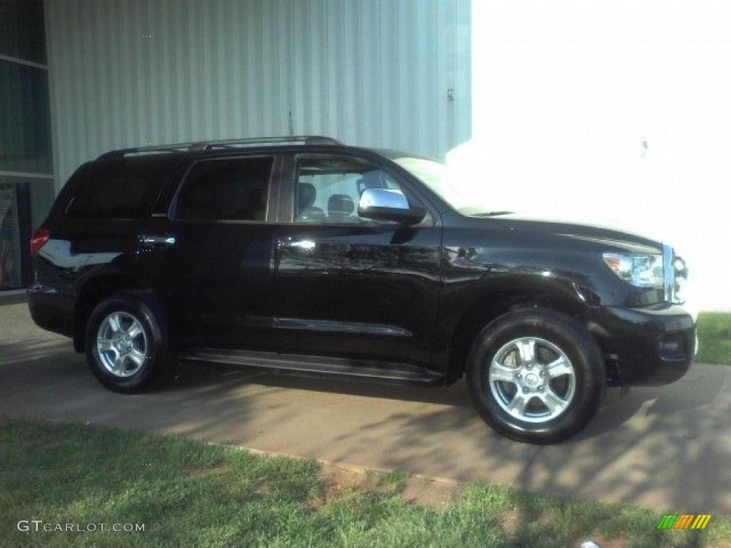 2008 Sequoia Limited - Black / Graphite photo #19