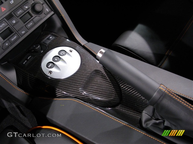 2008 Gallardo Spyder E-Gear - Arancio Borealis / Black photo #9