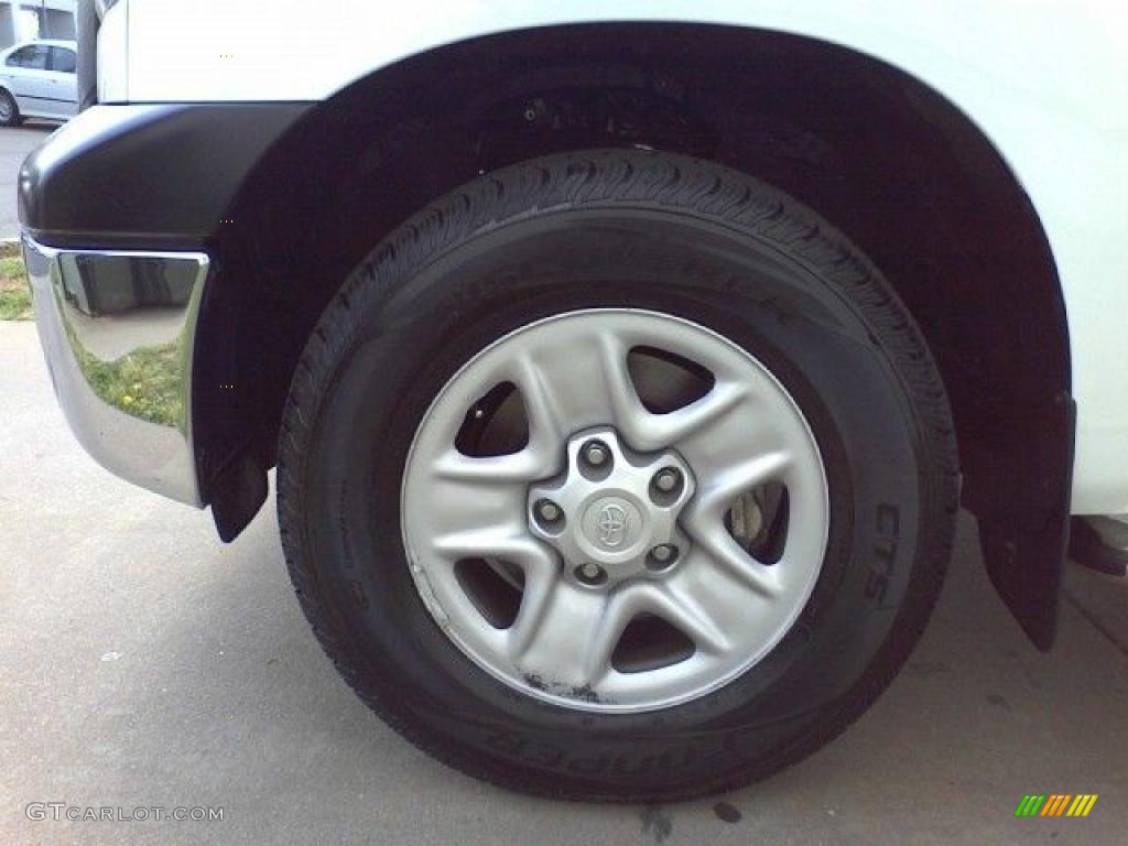 2008 Tundra SR5 Double Cab - Super White / Beige photo #3