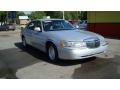 2002 Silver Frost Metallic Lincoln Town Car Executive  photo #1