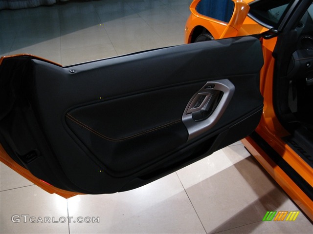 2008 Gallardo Spyder E-Gear - Arancio Borealis / Black photo #11