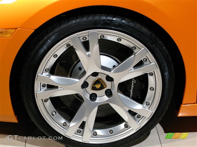 2008 Gallardo Spyder E-Gear - Arancio Borealis / Black photo #12