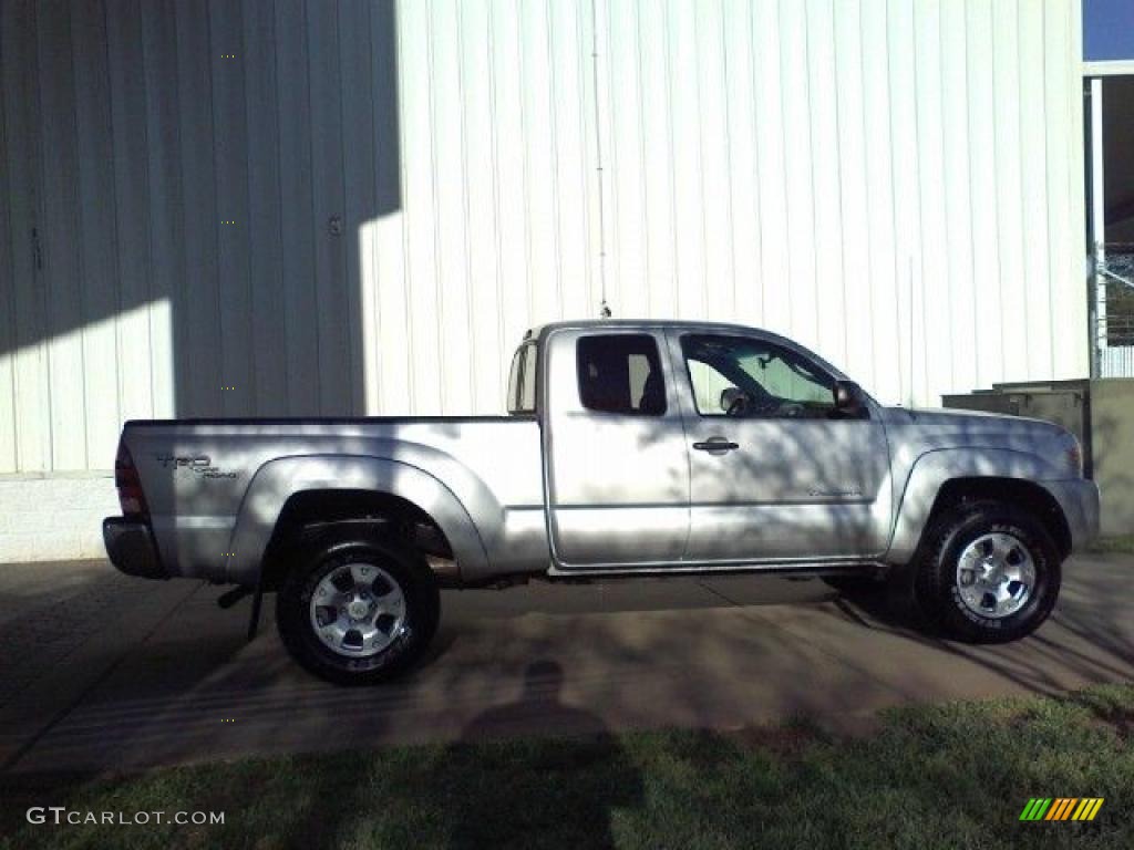 2005 Tacoma PreRunner Access Cab - Silver Streak Mica / Graphite Gray photo #16