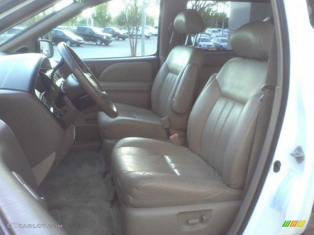 1999 Sienna XLE - Super White / Oak Beige photo #6