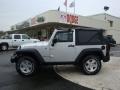 Bright Silver Metallic - Wrangler Rubicon 4x4 Photo No. 1