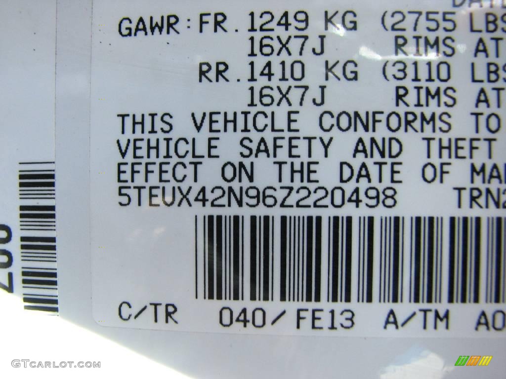 2006 Tacoma Access Cab 4x4 - Super White / Taupe photo #15