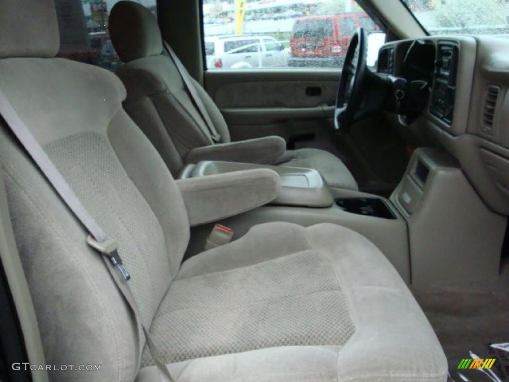 2001 Silverado 2500HD LS Crew Cab 4x4 - Forest Green Metallic / Tan photo #14
