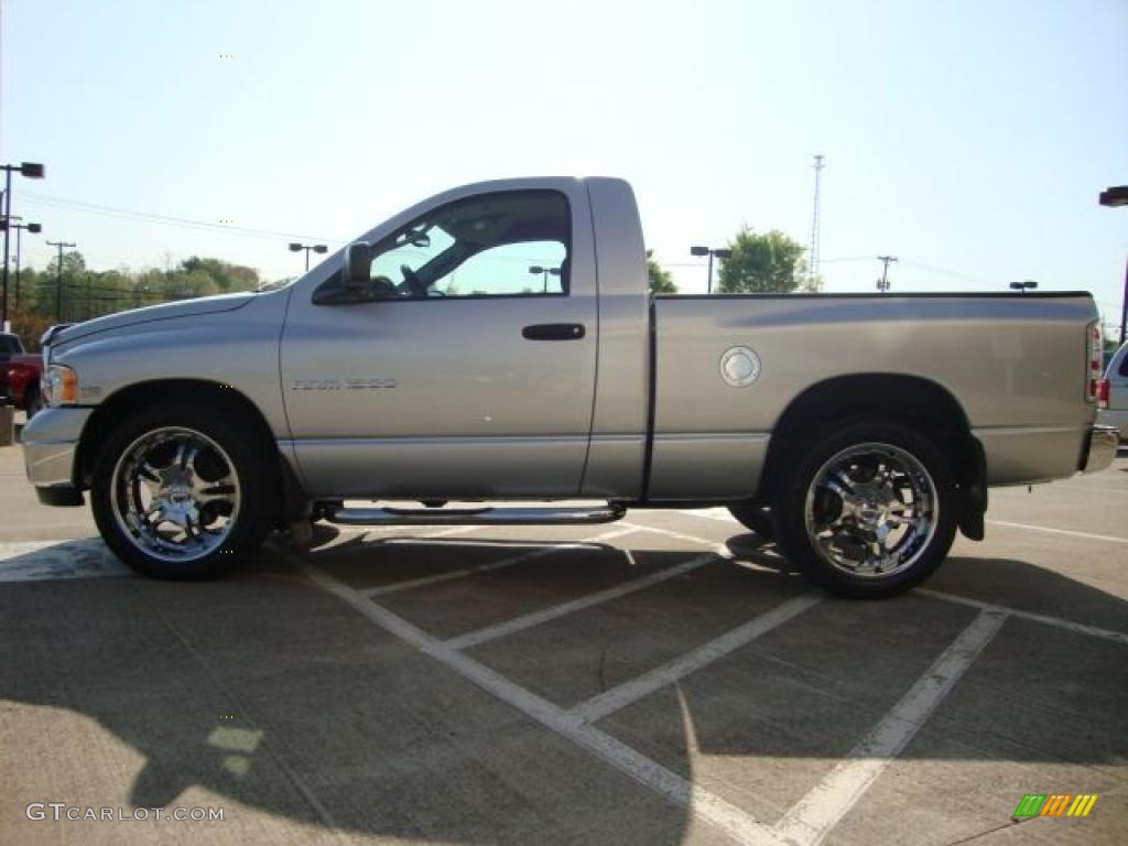 2005 Ram 1500 SLT Regular Cab - Bright Silver Metallic / Dark Slate Gray photo #6