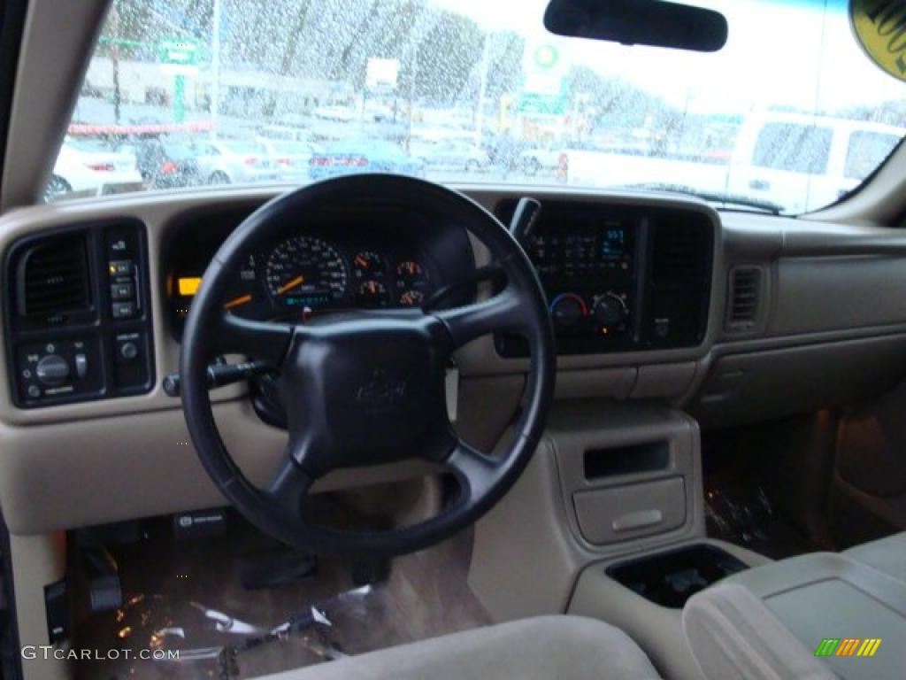 2001 Silverado 2500HD LS Crew Cab 4x4 - Forest Green Metallic / Tan photo #21