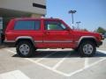 1998 Bright Red Jeep Cherokee Sport 4x4  photo #2