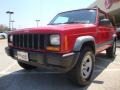 1998 Bright Red Jeep Cherokee Sport 4x4  photo #5