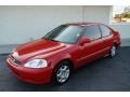 2000 Milano Red Honda Civic EX Coupe  photo #1