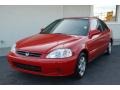 2000 Milano Red Honda Civic EX Coupe  photo #8