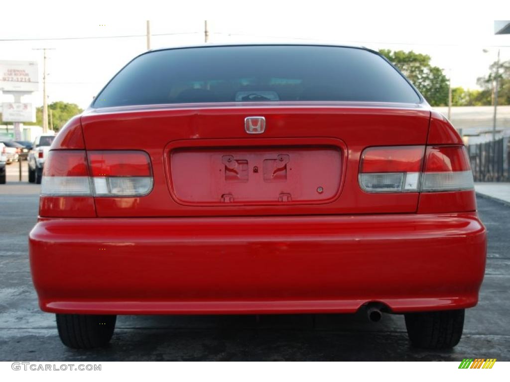 2000 Civic EX Coupe - Milano Red / Dark Gray photo #16