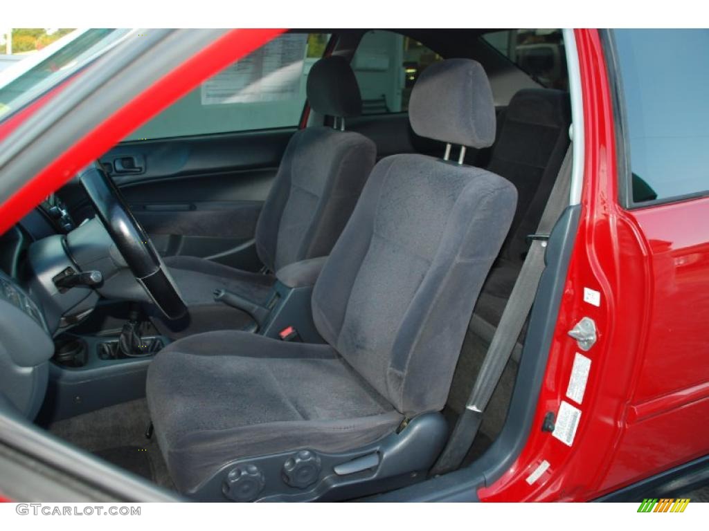 2000 Civic EX Coupe - Milano Red / Dark Gray photo #24