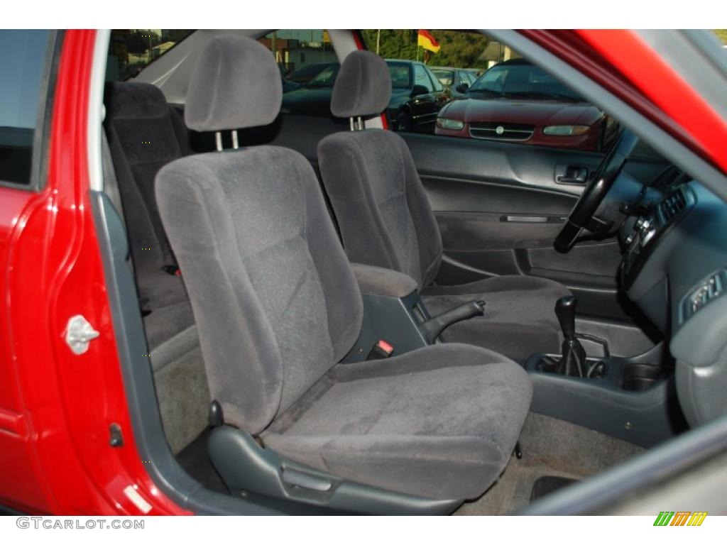 2000 Civic EX Coupe - Milano Red / Dark Gray photo #28