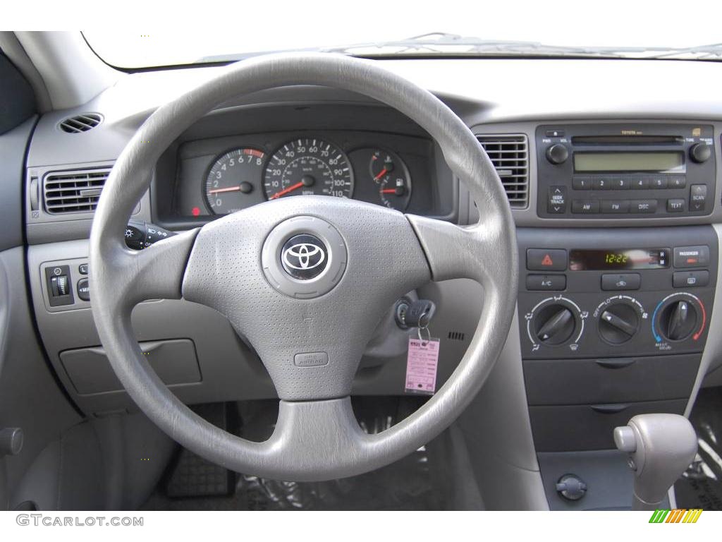 2007 Corolla CE - Super White / Gray photo #9