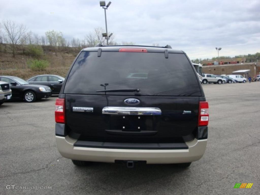 2009 Expedition EL Eddie Bauer 4x4 - Black / Camel photo #4