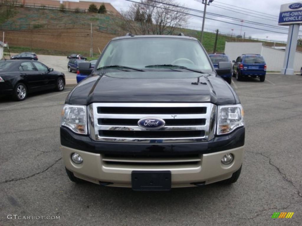 2009 Expedition EL Eddie Bauer 4x4 - Black / Camel photo #11
