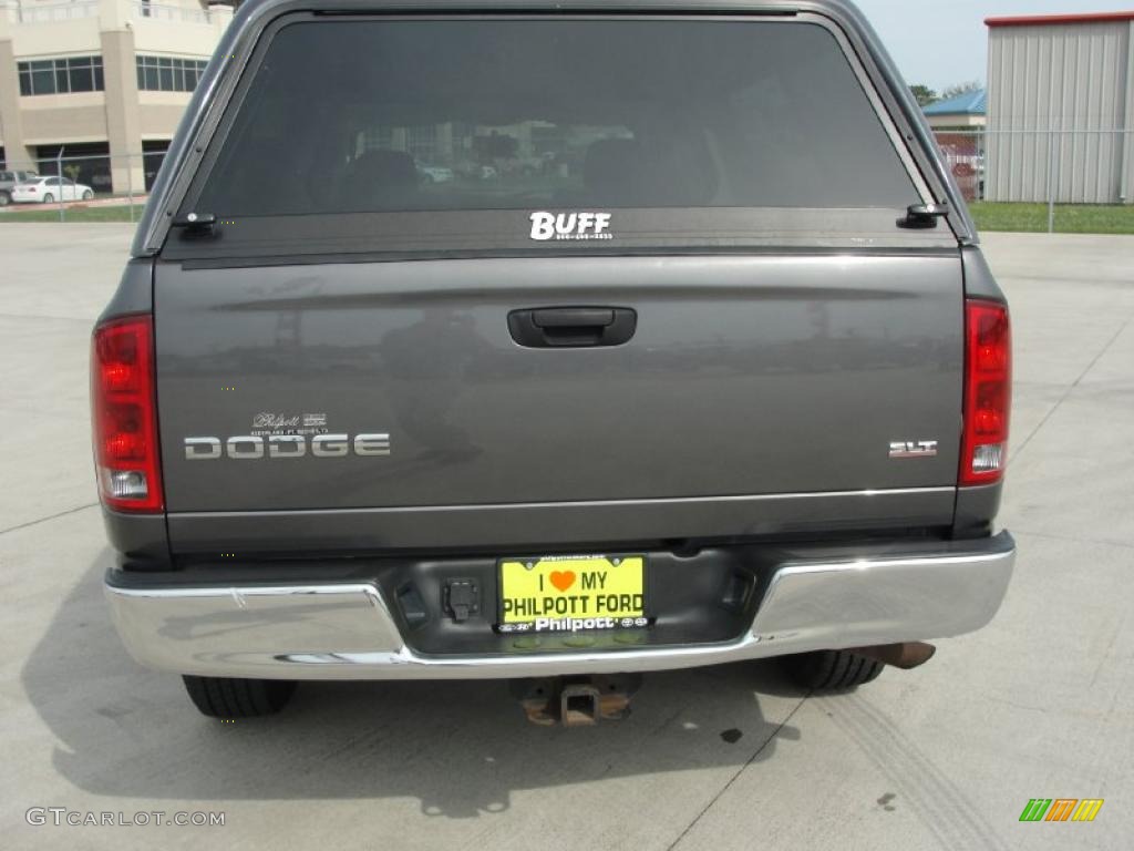 2004 Ram 1500 SLT Quad Cab - Graphite Metallic / Dark Slate Gray photo #4