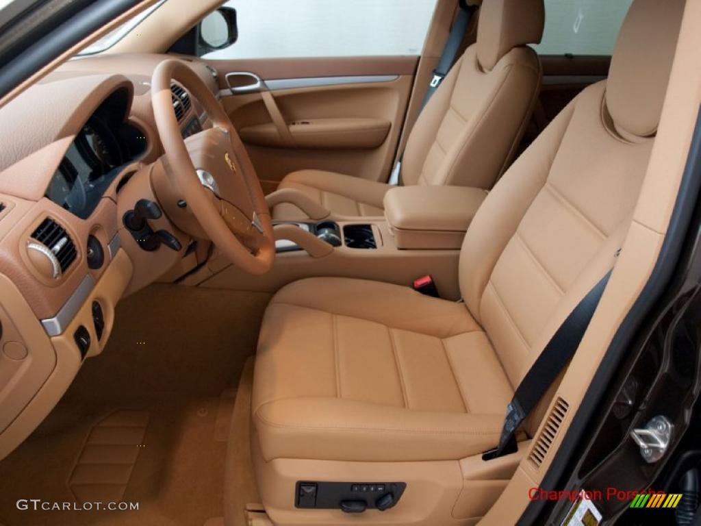 2010 Cayenne Tiptronic - Macadamia Metallic / Havanna/Sand Beige photo #8