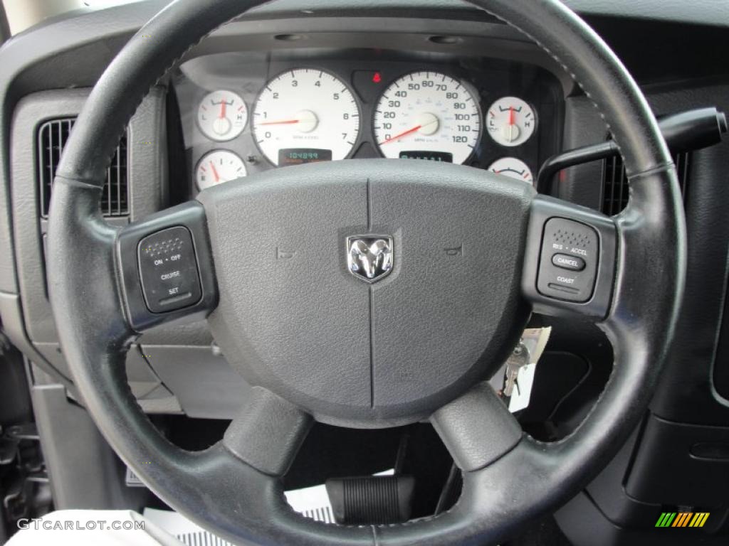 2004 Ram 1500 SLT Quad Cab - Graphite Metallic / Dark Slate Gray photo #40