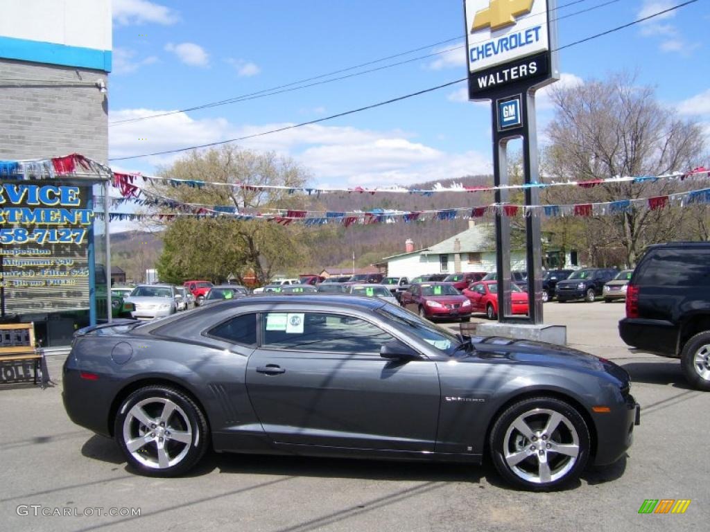 2010 Camaro LT/RS Coupe - Cyber Gray Metallic / Black photo #2