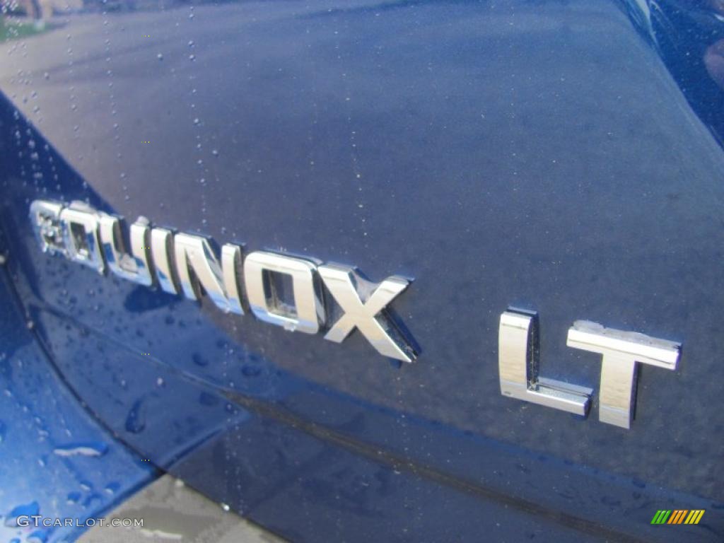 2010 Equinox LT AWD - Navy Blue Metallic / Jet Black/Light Titanium photo #12