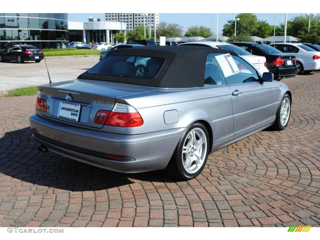 2004 3 Series 330i Convertible - Silver Grey Metallic / Grey photo #7
