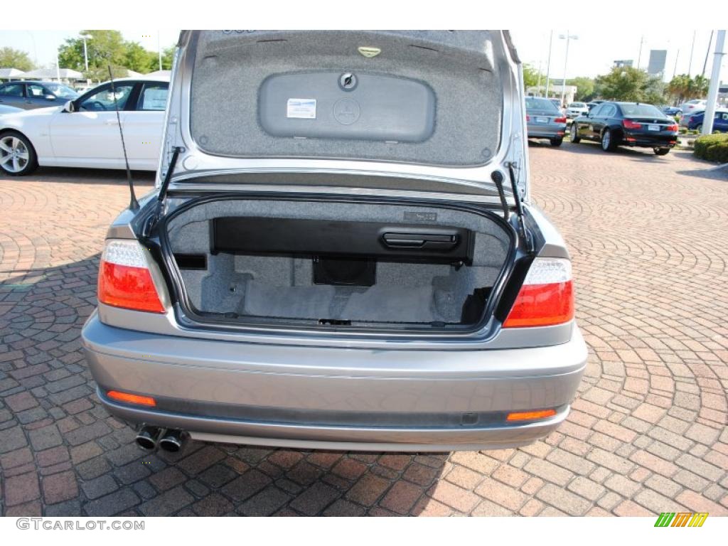 2004 3 Series 330i Convertible - Silver Grey Metallic / Grey photo #11
