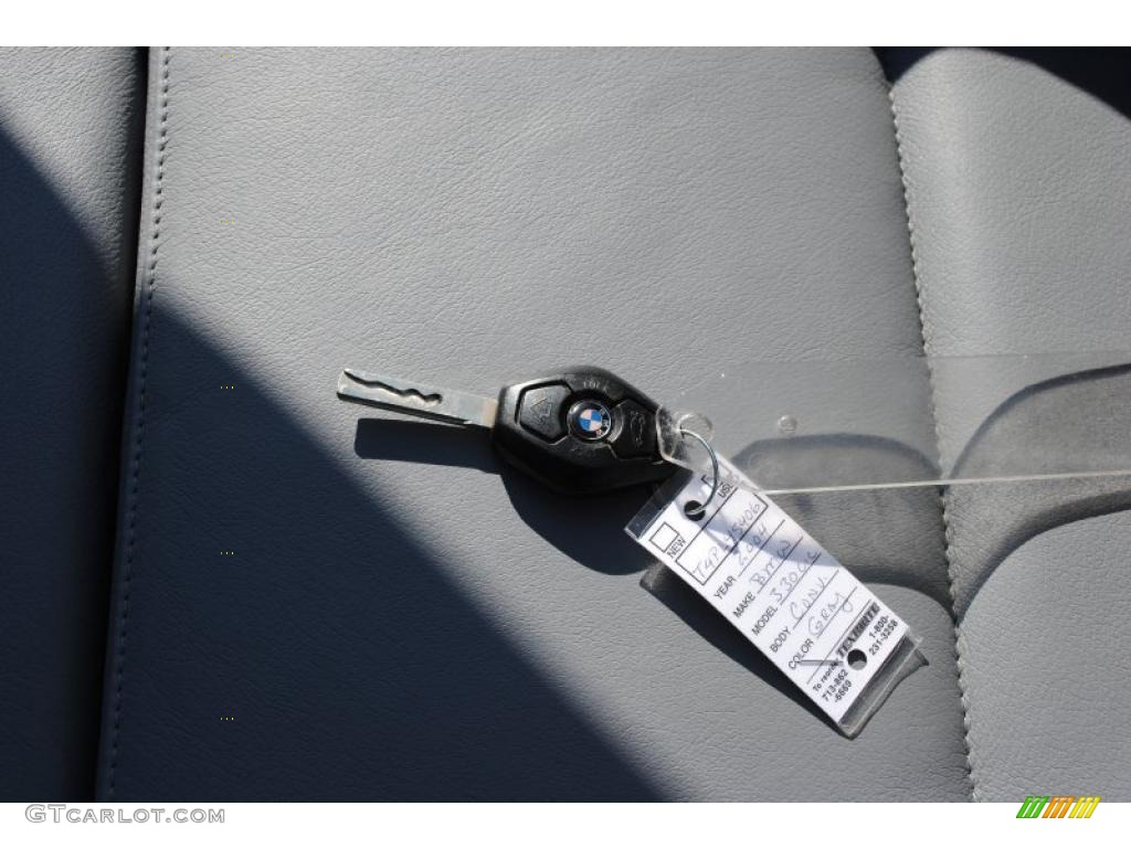 2004 3 Series 330i Convertible - Silver Grey Metallic / Grey photo #20