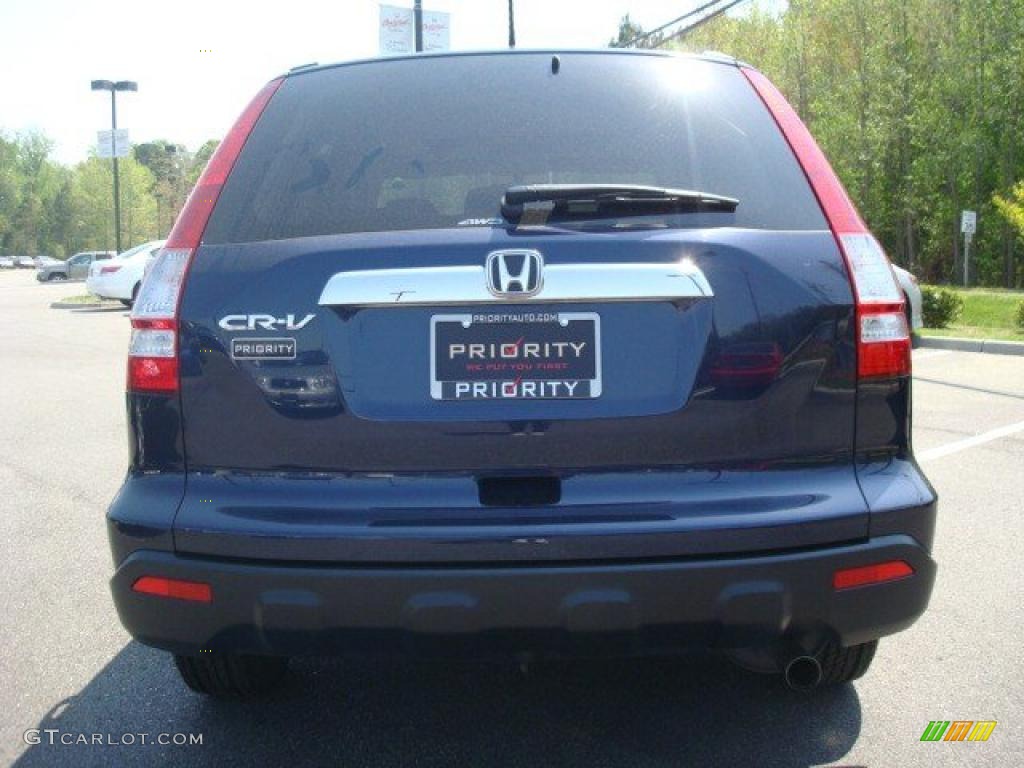 2007 CR-V EX-L 4WD - Royal Blue Pearl / Black photo #5