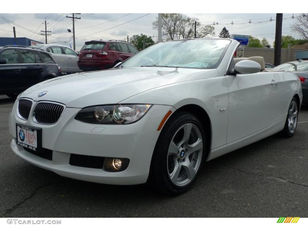 2008 3 Series 328i Convertible - Alpine White / Beige photo #7