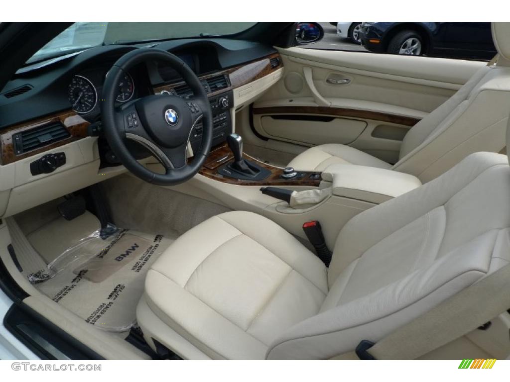 2008 3 Series 328i Convertible - Alpine White / Beige photo #25