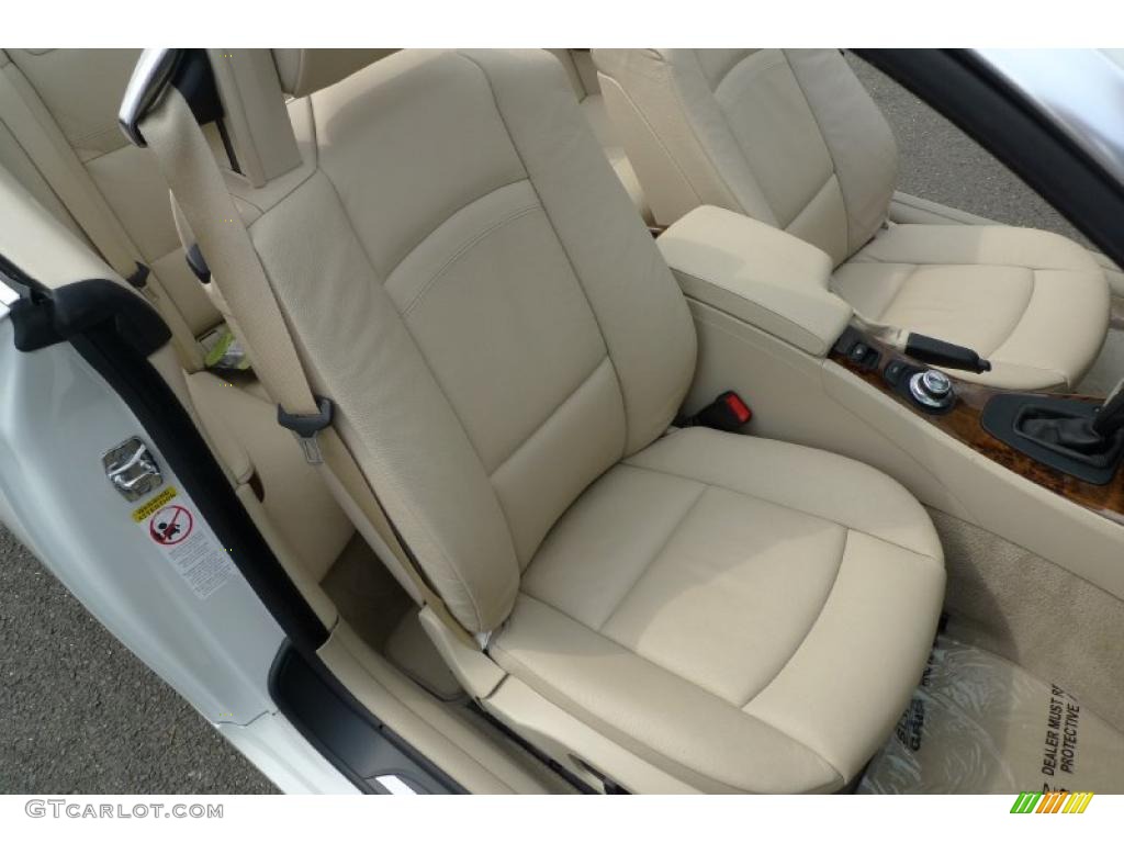 2008 3 Series 328i Convertible - Alpine White / Beige photo #33