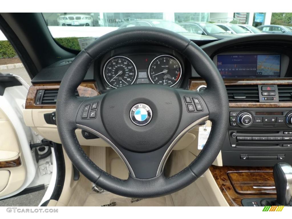 2008 3 Series 328i Convertible - Alpine White / Beige photo #37