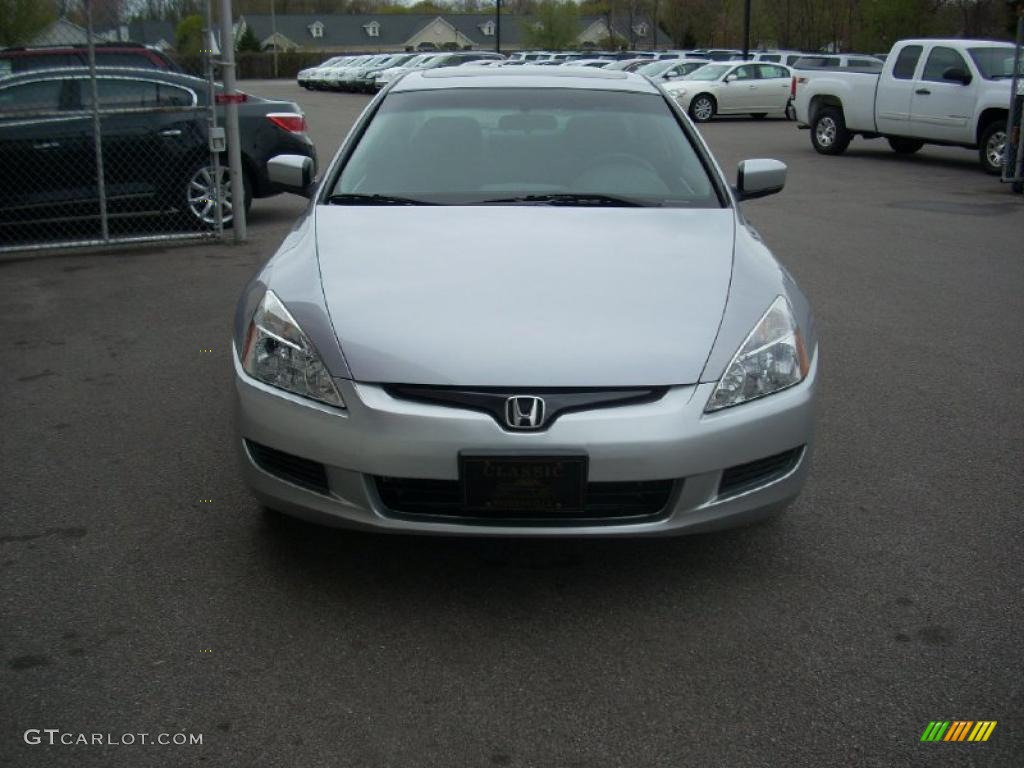 2003 Accord EX Coupe - Satin Silver Metallic / Black photo #2