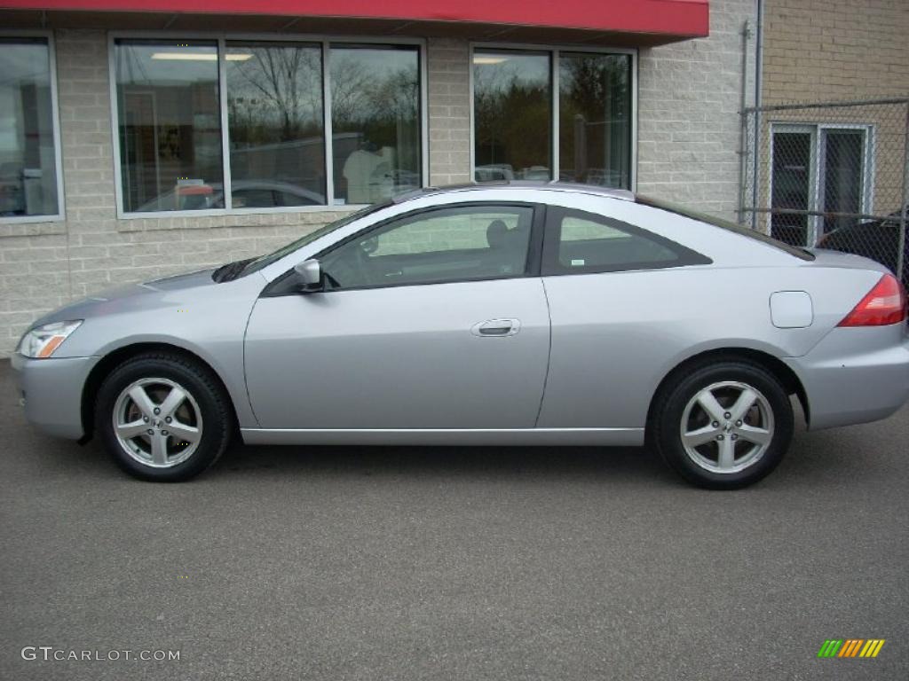 2003 Accord EX Coupe - Satin Silver Metallic / Black photo #3