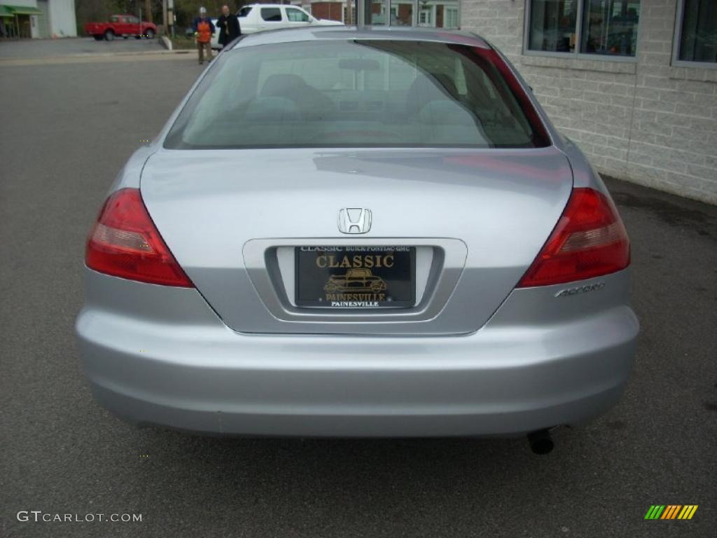 2003 Accord EX Coupe - Satin Silver Metallic / Black photo #4