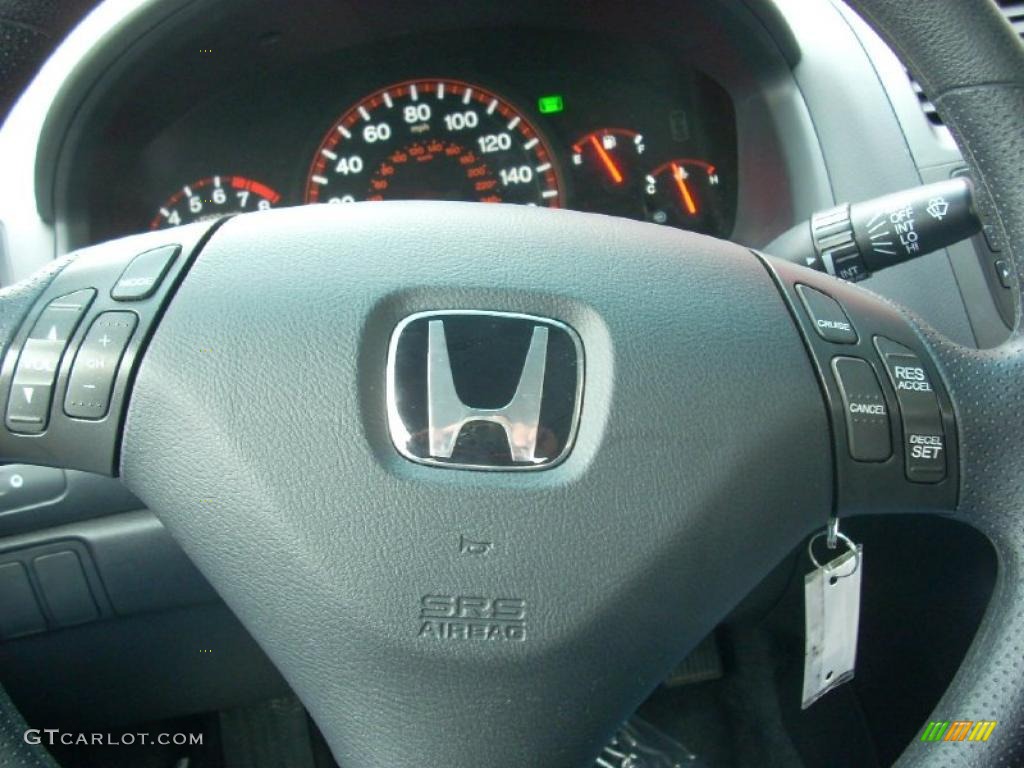 2003 Accord EX Coupe - Satin Silver Metallic / Black photo #12