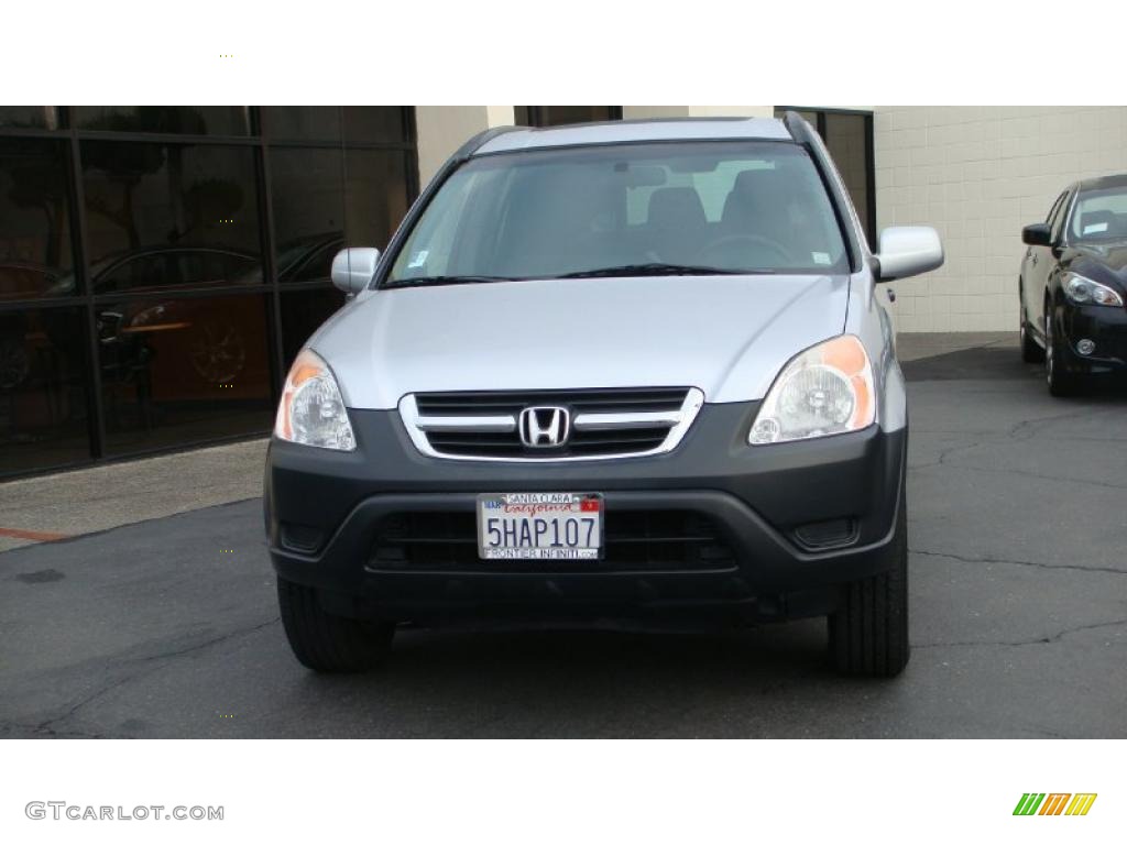 2004 CR-V EX 4WD - Satin Silver Metallic / Black photo #2