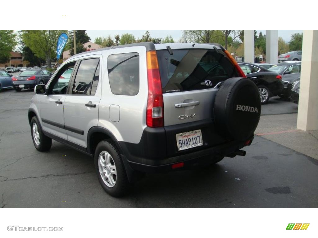 2004 CR-V EX 4WD - Satin Silver Metallic / Black photo #5
