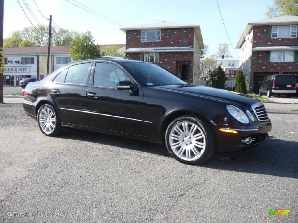 2007 E 350 4Matic Sedan - designo Mocha Black Metallic / Black/Cognac Brown photo #11