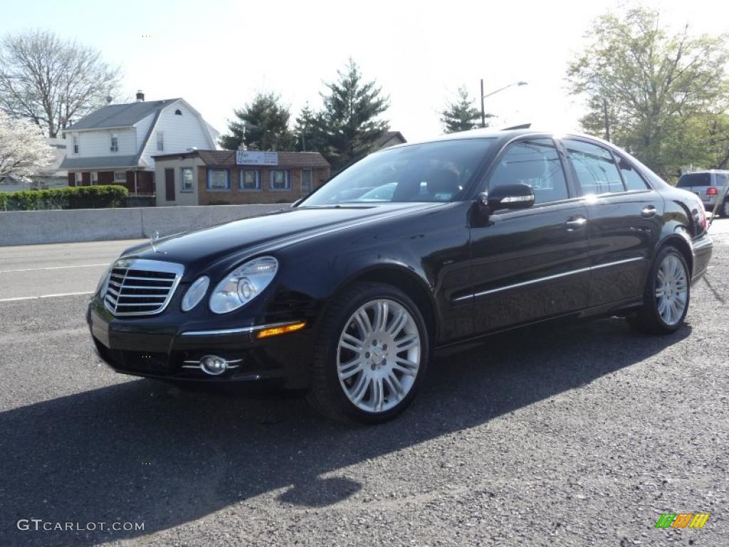 2007 E 350 4Matic Sedan - designo Mocha Black Metallic / Black/Cognac Brown photo #13