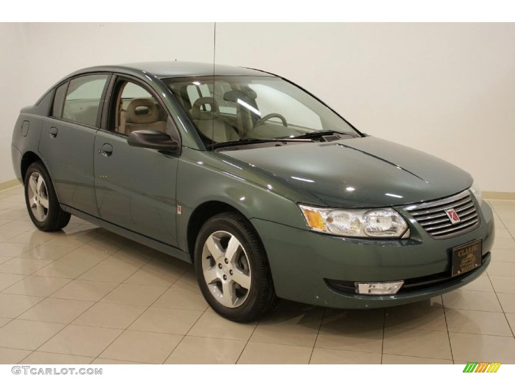 2006 ION 3 Sedan - Cypress Green / Beige photo #1